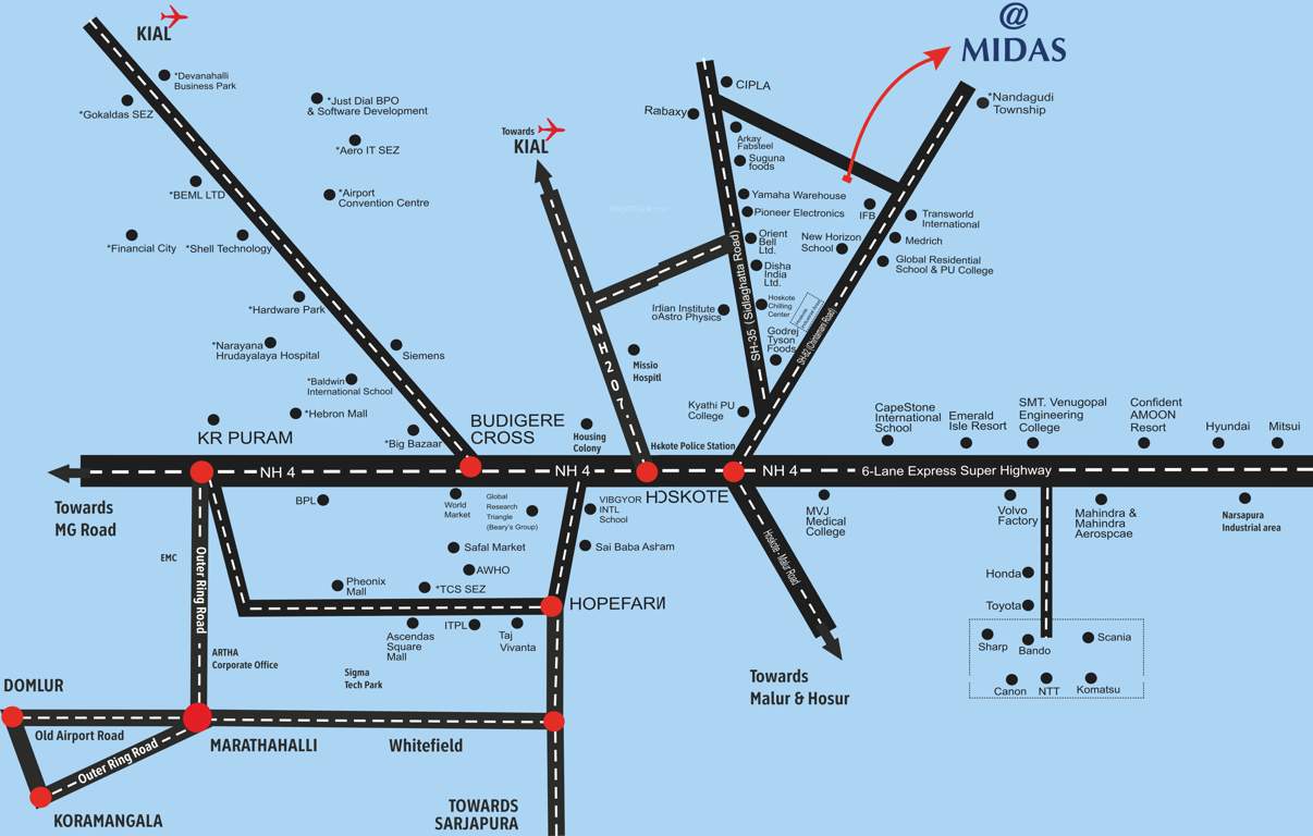  midas at neo smart city Images for Location Plan of Artha Midas at Neo Smart City