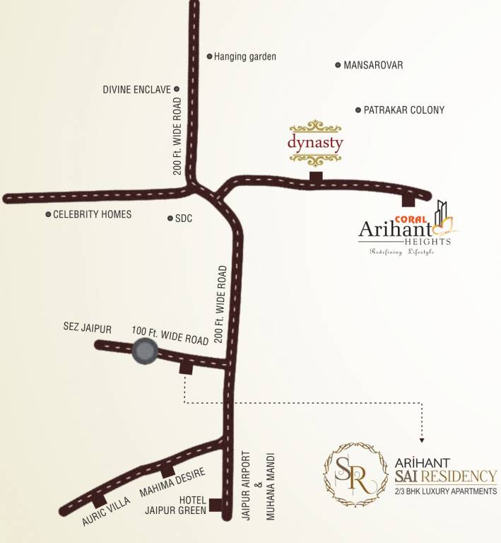 Images for Location Plan of Arihant Sai Residency