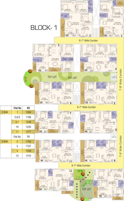  royal meadows Images for Cluster Plan of SKS Royal Meadows