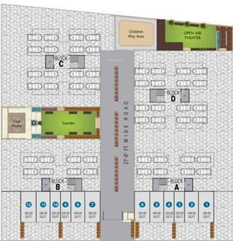 sky Images for Layout Plan of Madhuram Sky