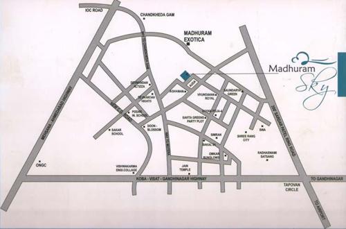  sky Images for Location Plan of Madhuram Sky