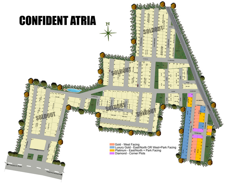  atria apartment Master Plan