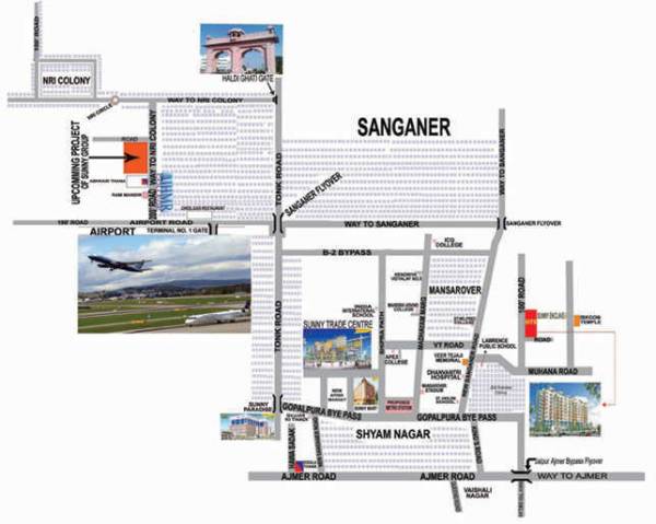  square Location Plan