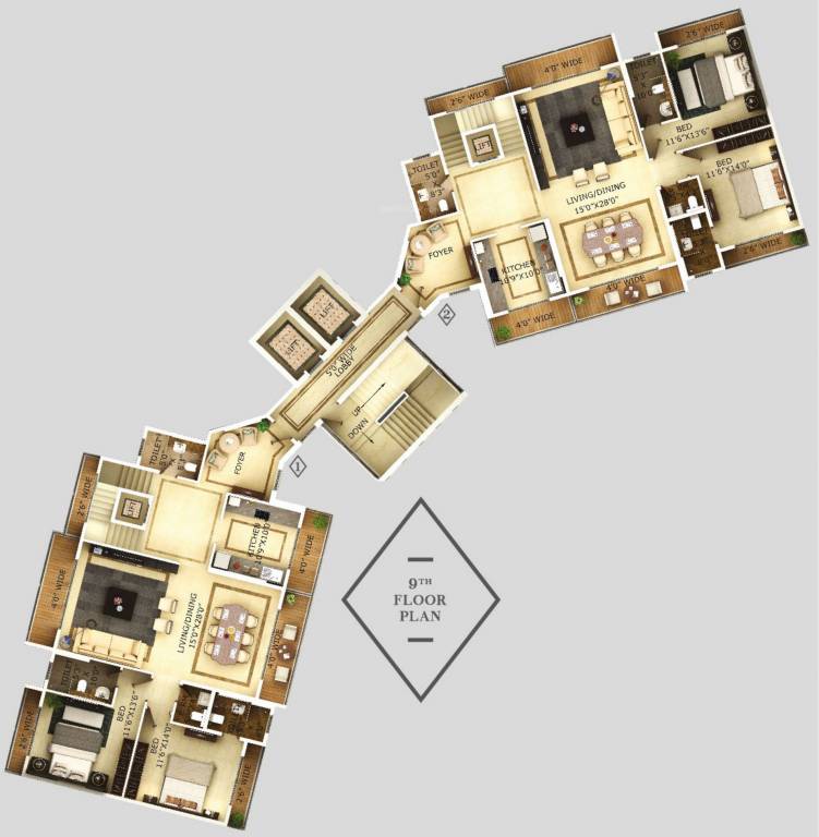 Images for Cluster Plan of Dheeraj Equest