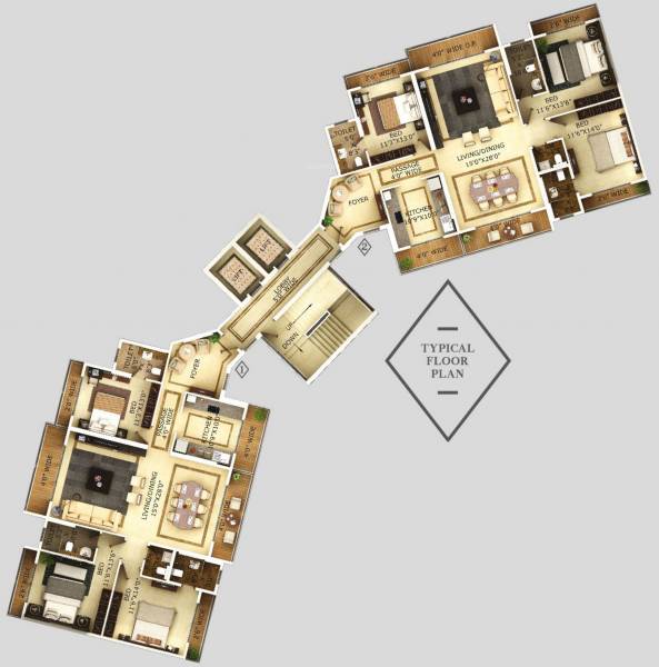 Images for Cluster Plan of Dheeraj Equest