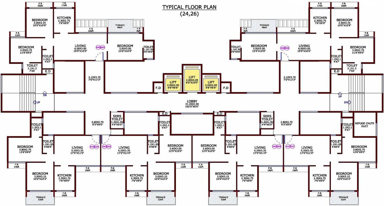 Images for Cluster Plan of Juhi Serenity
