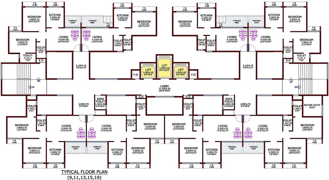 Images for Cluster Plan of Juhi Serenity