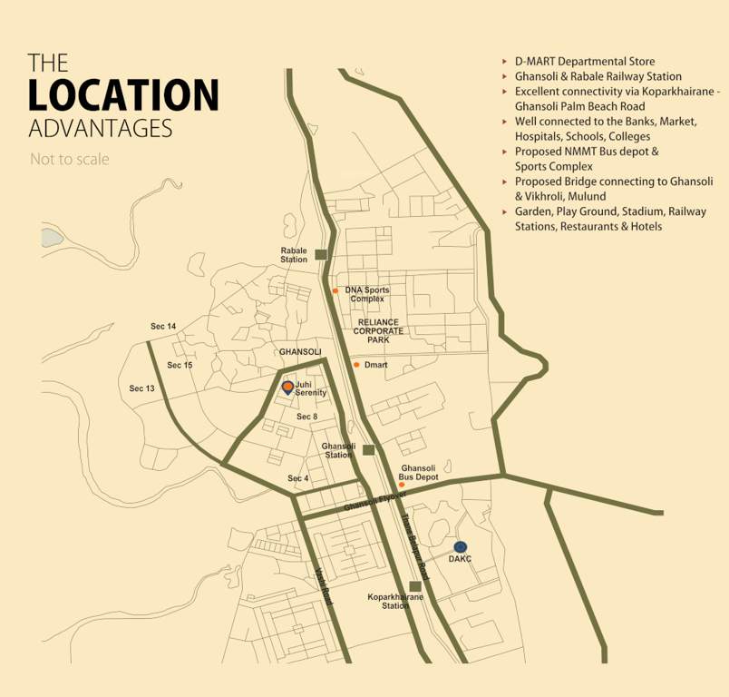  serenity Images for Location Plan of Juhi Serenity