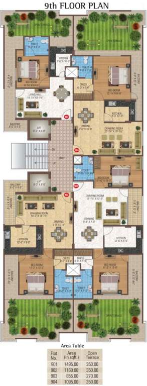  aishwarya heights Images for Cluster Plan of SDC Aishwarya Heights