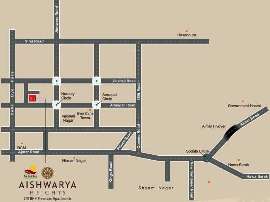  aishwarya heights Images for Location Plan of SDC Aishwarya Heights