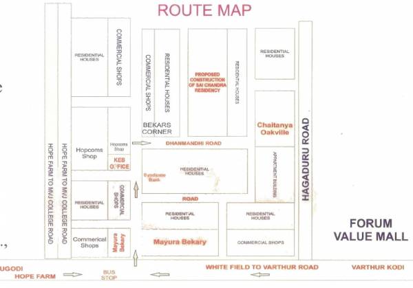Images for Location Plan of Karnataka Sai Chandra Residency