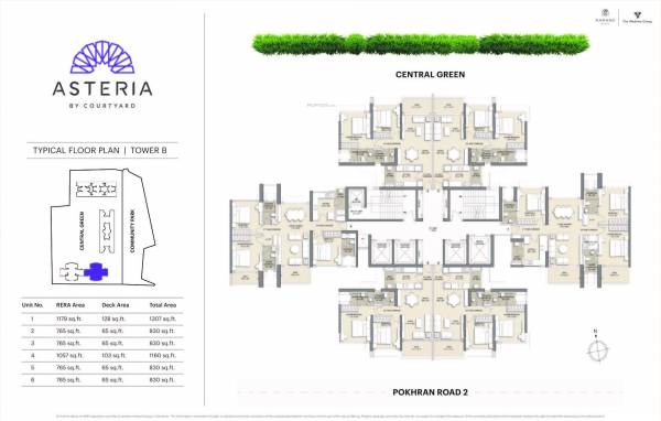  courtyard Florence Cluster Plan