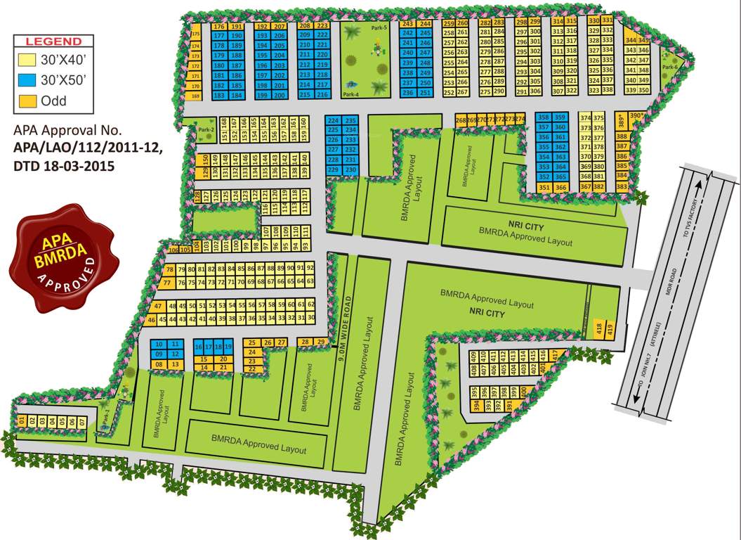 Images for Layout Plan of Upkar Habitat