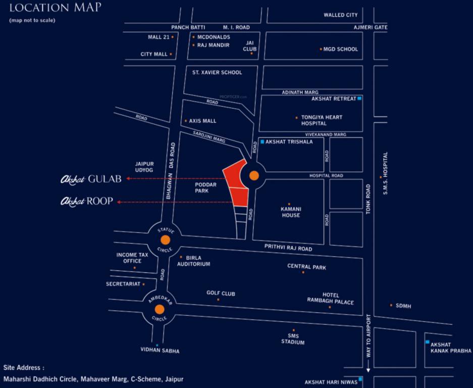 Images for Location Plan of Akshat Roop The Mystique