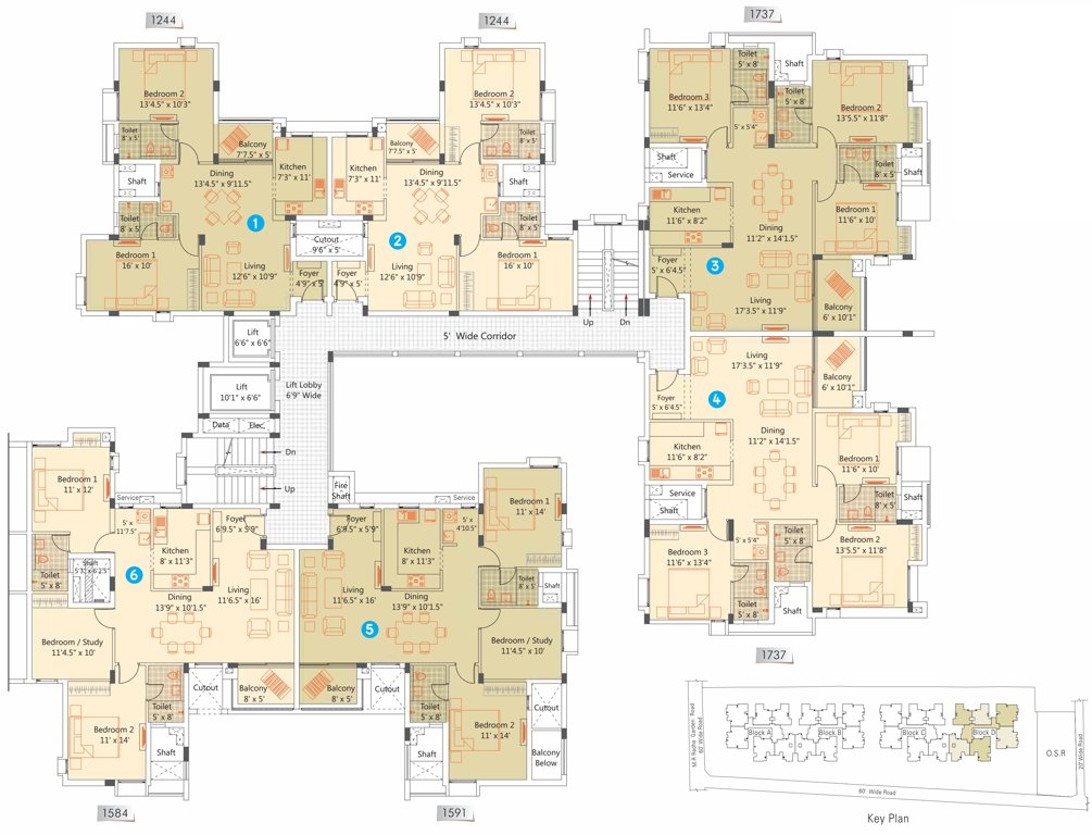  habitat Images for Cluster Plan of Appaswamy Habitat