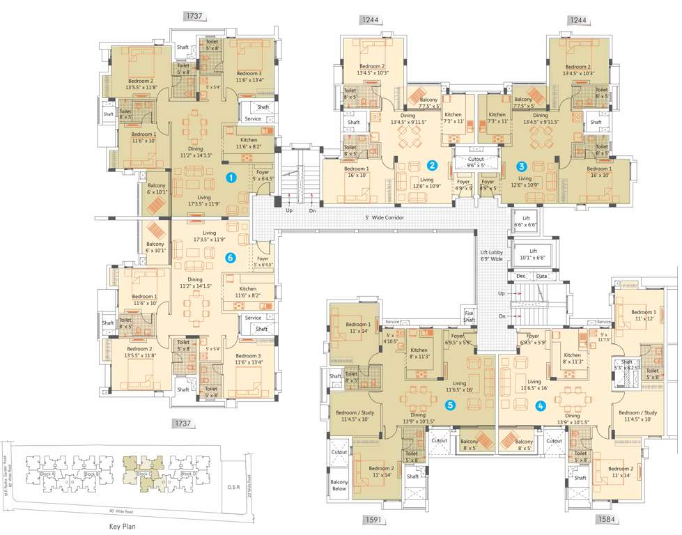  habitat Images for Cluster Plan of Appaswamy Habitat