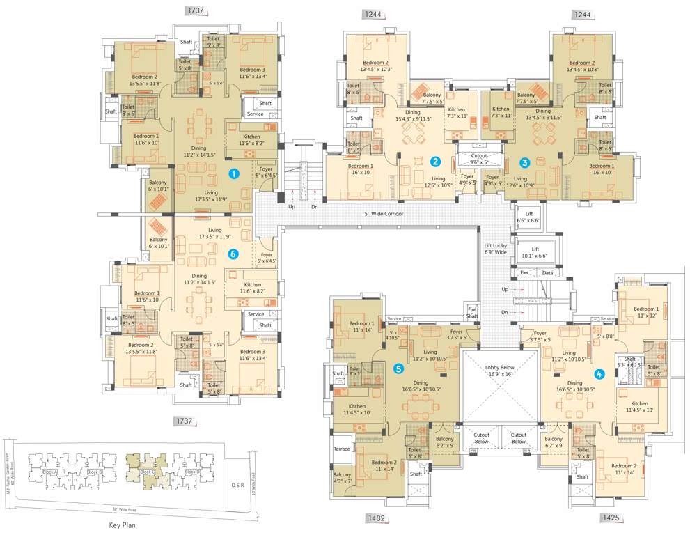  habitat Images for Cluster Plan of Appaswamy Habitat
