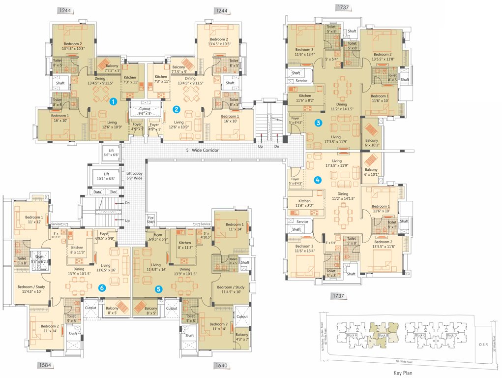  habitat Images for Cluster Plan of Appaswamy Habitat