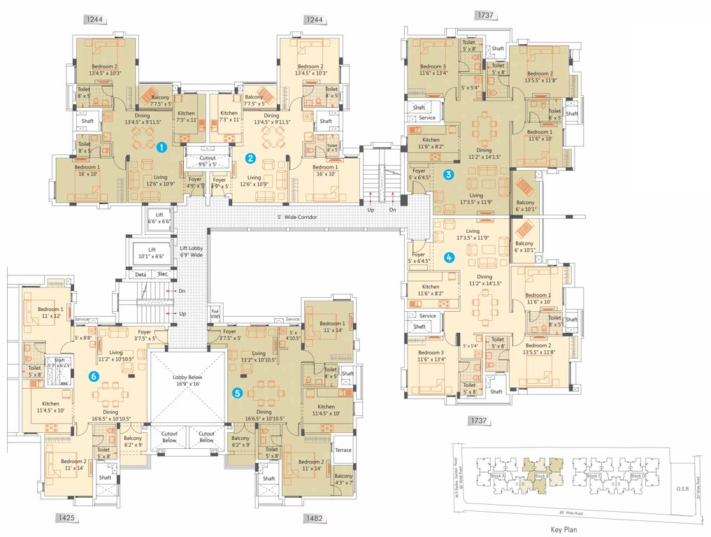  habitat Images for Cluster Plan of Appaswamy Habitat