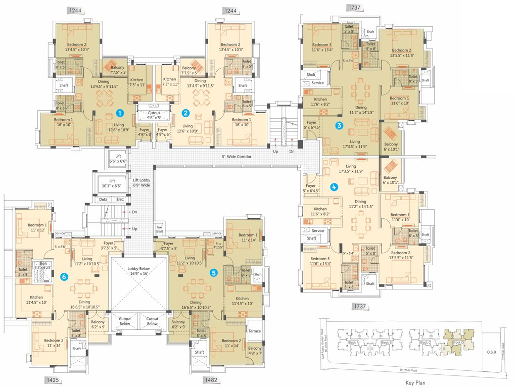  habitat Images for Cluster Plan of Appaswamy Habitat