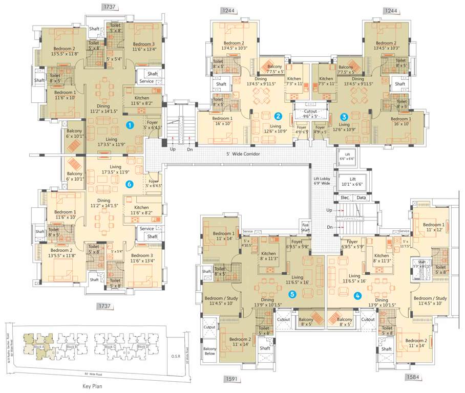  habitat Images for Cluster Plan of Appaswamy Habitat