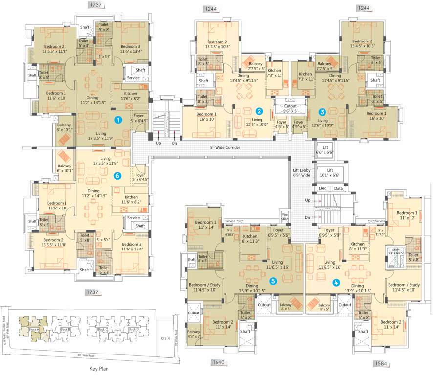  habitat Images for Cluster Plan of Appaswamy Habitat