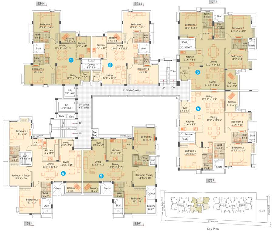  habitat Images for Cluster Plan of Appaswamy Habitat