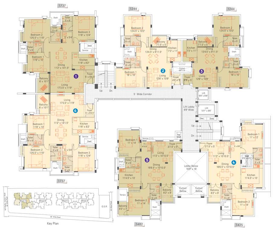  habitat Images for Cluster Plan of Appaswamy Habitat