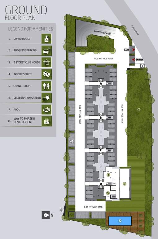  orchid greens Images for Cluster Plan of Goyal Orchid Greens