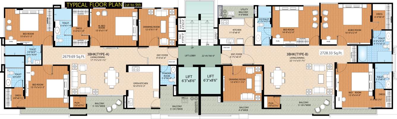  5th avenue Images for Cluster Plan of Upasna 5th Avenue