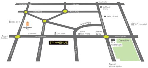  5th-avenue Images for Location Plan of Upasna 5th Avenue