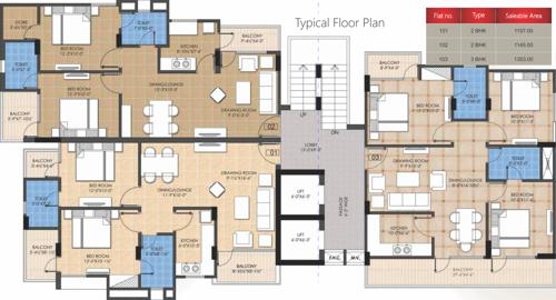 Images for Cluster Plan of Upasna Casablanca Images for Cluster Plan of Upasna Casablanca