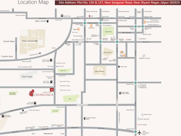Images for Location Plan of Upasna Casablanca Images for Location Plan of Upasna Casablanca