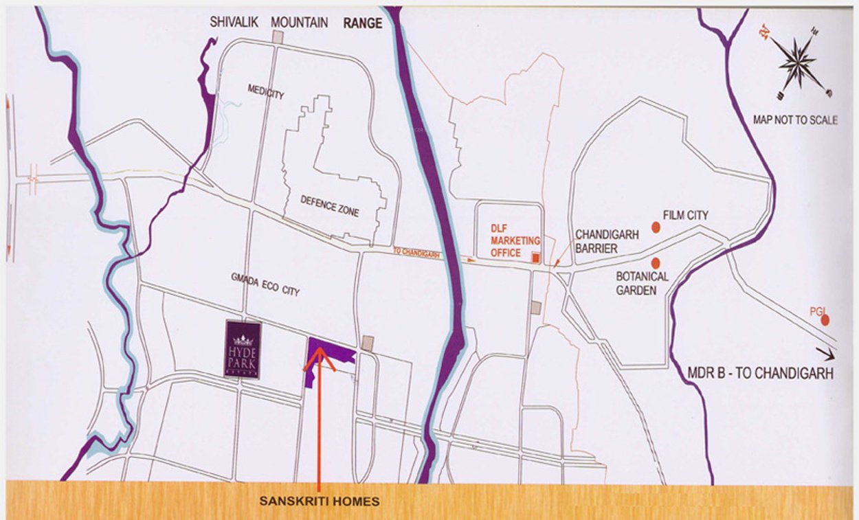  sanskriti homes Images for Location Plan of Golden Sanskriti Homes