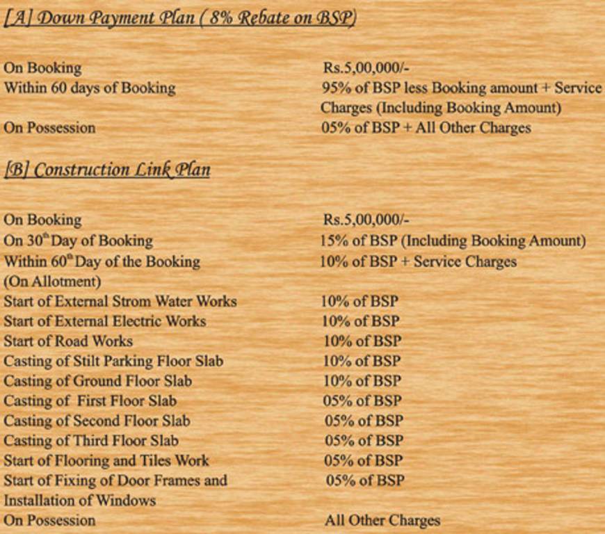 Images for Payment Plan of Golden Sanskriti Homes Payment Plan