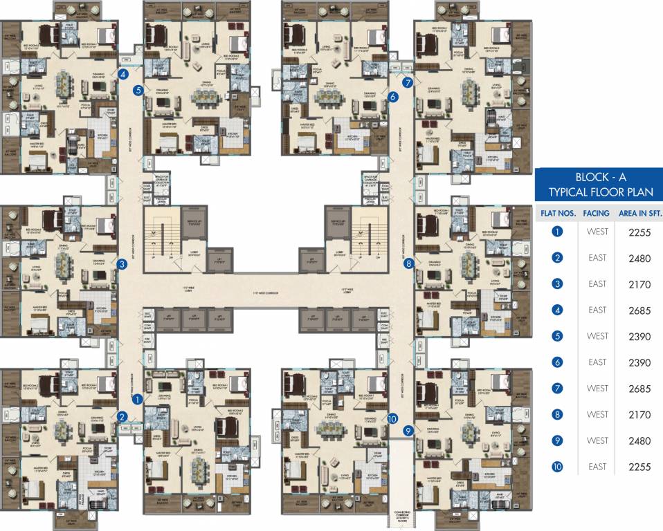 Images for Cluster Plan of Lansum Oxygen Towers