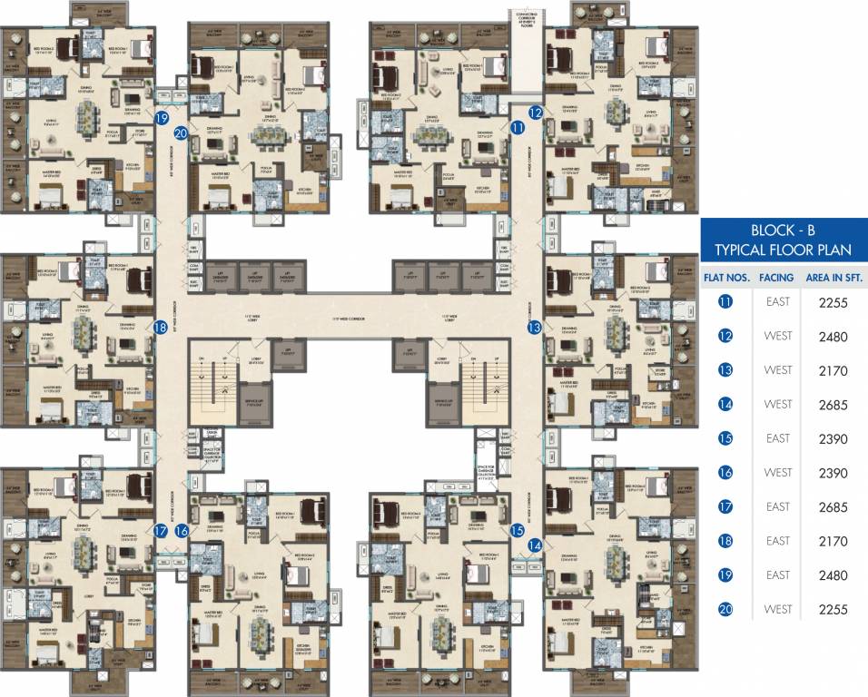 Images for Cluster Plan of Lansum Oxygen Towers