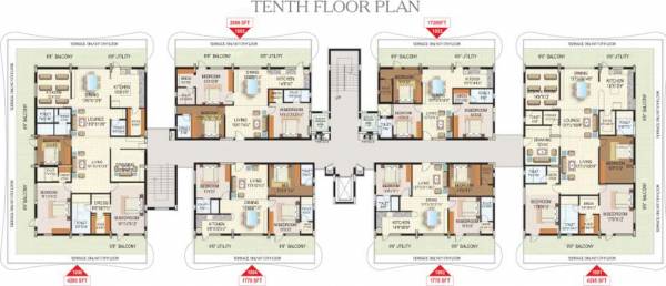 Images for Cluster Plan of GCON VIP Towers