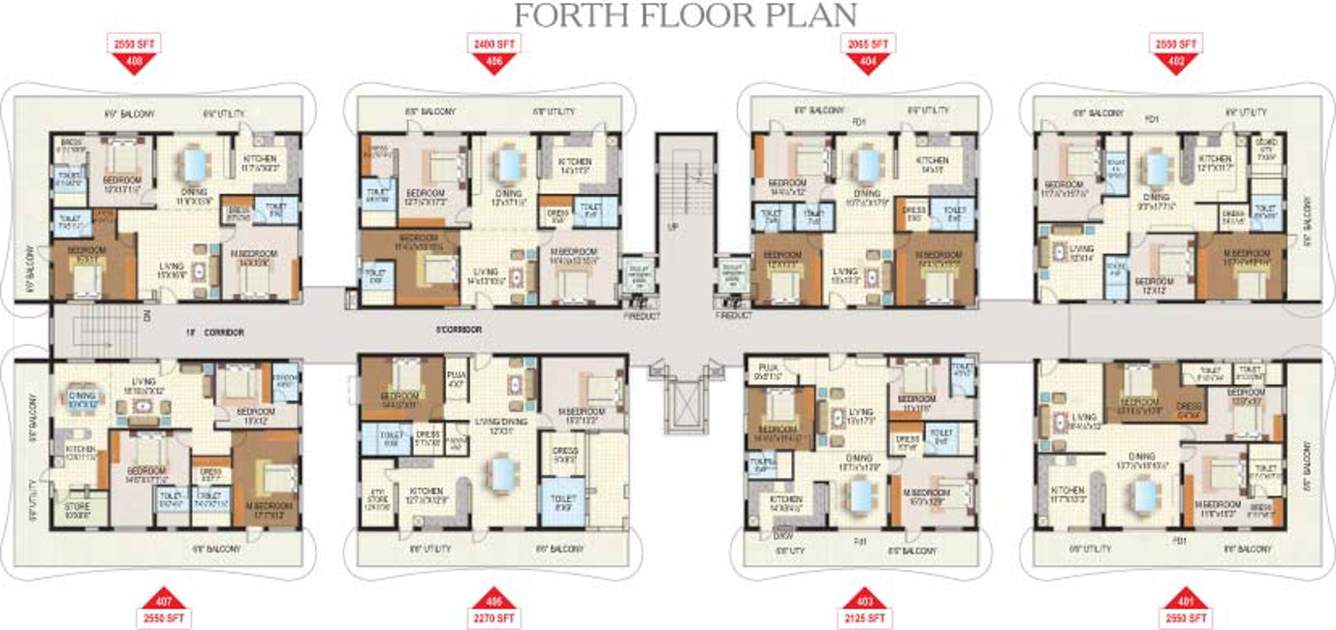 Images for Cluster Plan of GCON VIP Towers