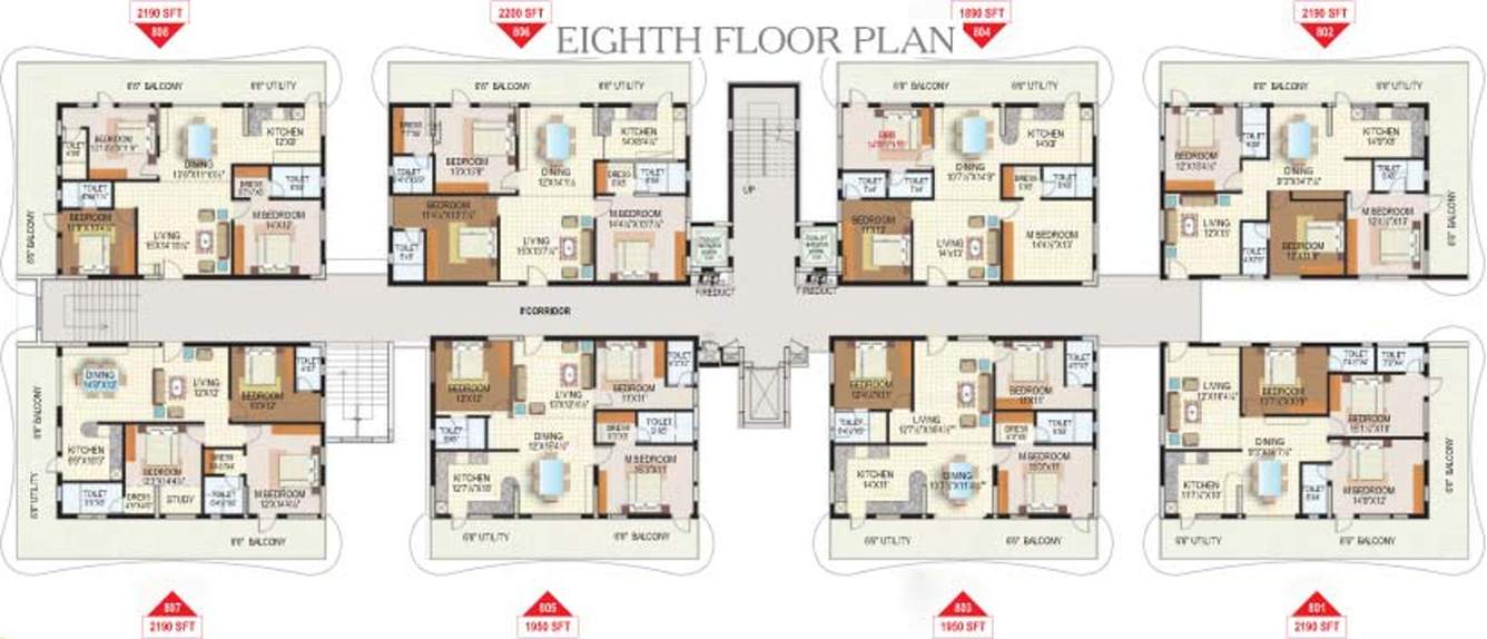 Images for Cluster Plan of GCON VIP Towers