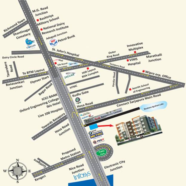  enclave Images for Location Plan of Prasiddhi Enclave