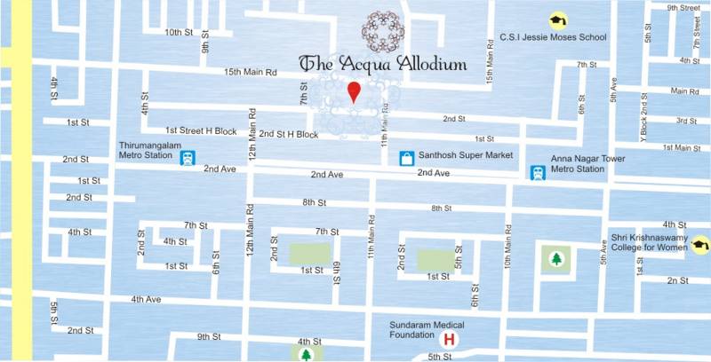 Images for Location Plan of India The Acqua Allodium