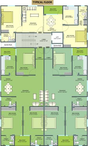 Images for Cluster Plan of Living Abhyudaya Images for Cluster Plan of Living Abhyudaya