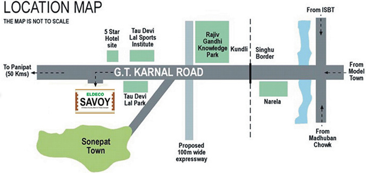 Images for Location Plan of Eldeco Savoy Villas