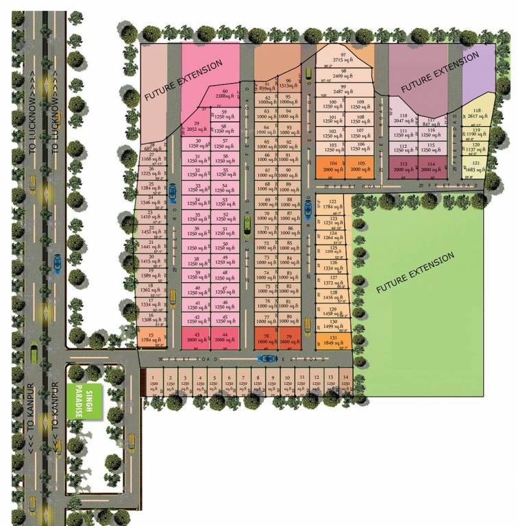 Images for Layout Plan of Kanchhal Grand Cosmos County