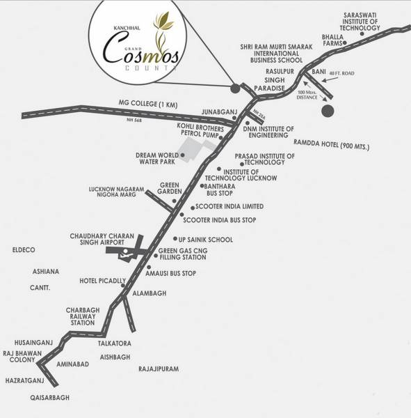 Images for Location Plan of Kanchhal Grand Cosmos County