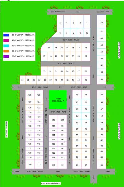 Images for Layout Plan of Anam Green City
