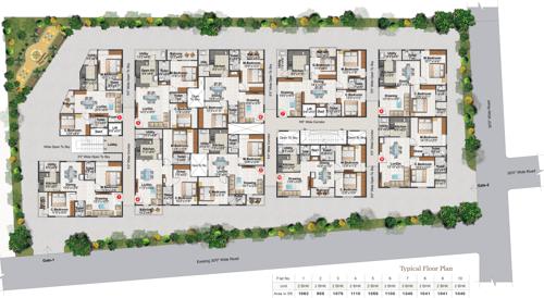  byrathi-residency Images for Cluster Plan of MDVR Byrathi Residency