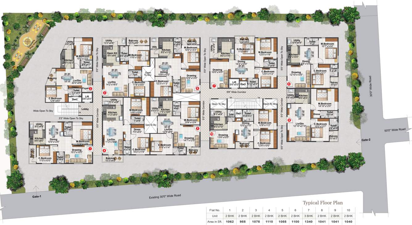  byrathi residency Images for Cluster Plan of MDVR Byrathi Residency