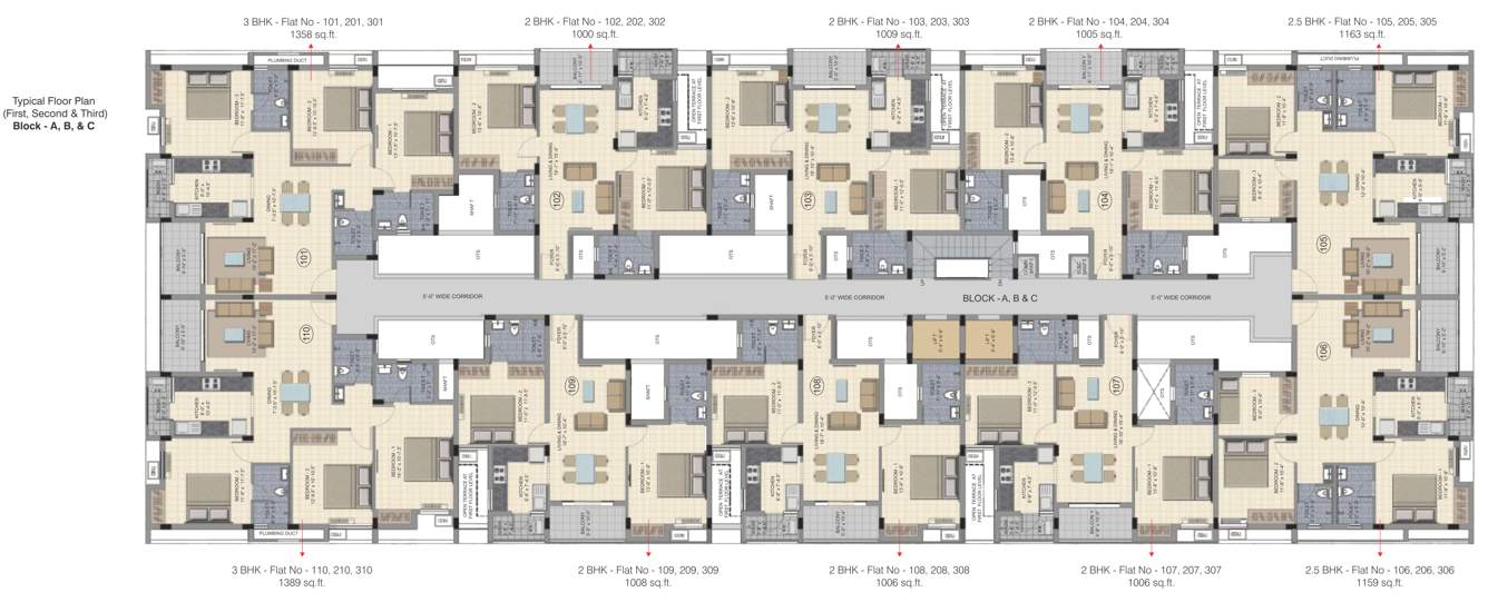 Images for Cluster Plan of Kochar Arjun Gardens